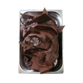 BROWNIES RIPPLE CREAM | Elenka | Pack: buckets of 3 kg.; Product family: cream ripples | Cream gelato ripple cream with chocolat