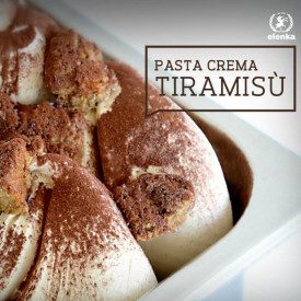 PASTA TIRAMISÙ Elenka | secchiello da 6 kg. | Pasta Tiramisù Elenka a base di uova, caffè e vino Marsala, il gusto della tradizi