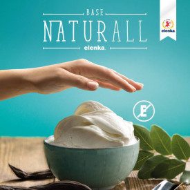 GELATO BASE NATURALL - 1 KG. | Elenka | Certifications: additives free, hydrogenated fat free, emulsifier free; Pack: bag of 1 k