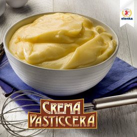 CREMA PASTICCERA Elenka | 1 sacchetto da 3 kg. | Base da lavorare con le uova e la farina per realizzare una crema pasticcera di