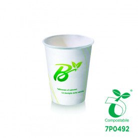 4OZ HOT DRINK BIO CUP - COMPOSTABLE - BIOPLAT | SDG | Certifications: bio; Pack: pieces per box: 1.000; Product family: paper cu