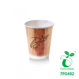Gelq.it | Buy online 4OZ HOT DRINK BIO CUP - COMPOSTABLE - PALM LEAF Scatolificio del Garda | pieces per box: 1.000 | Cup of 4 O