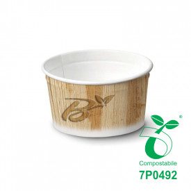 155 ML BIO GELATO PAPER CUPS MOD.102 - COMPOSTABLE | SDG | Certifications: bio; Pack: pieces per box: 1.485; Product family: pap