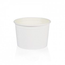 165 ML GELATO PAPER CUP MOD. 110 - WHITE | SDG | Pack: pieces per box: 2.184; Product family: paper cups and plastic cups | 165 