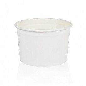 230 ML GELATO PAPER CUP MOD. 160 - WHITE | SDG | Pack: pieces per box: 1.290; Product family: paper cups and plastic cups | 230 