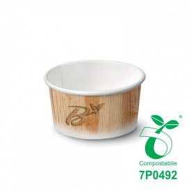 COPPETTA GELATO BIO MOD.80 - 90 ML - COMPOSTABILE | SDG  | pezzi per scatola: 1.932 | Coppa biodegradabile cartoncino in pura ce