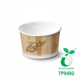 135 ML BIO GELATO PAPER CUPS MOD.95 - COMPOSTABLE | SDG | Certifications: bio; Pack: box of 1680 pz.; Product family: paper cups