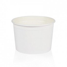 225 ML GELATO PAPER CUP MOD. 175 - WHITE | SDG | Pack: pieces per box: 1.260; Product family: paper cups and plastic cups | 225 