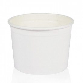 520 ML GELATO PAPER CUP MOD. 450 - WHITE | SDG | Pack: pieces per box: 1.140; Product family: paper cups and plastic cups | 520 