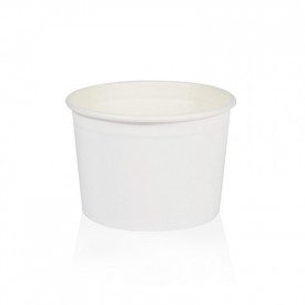 Gelq.it | Buy online 200 ML GELATO BUCKET MOD. S19 - WHITE Scatolificio del Garda | pieces per box: 1.645 | 200 ml paper gelato 