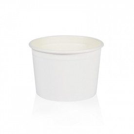 200 ML GELATO BUCKET MOD. S19 - WHITE | SDG | Pack: pieces per box: 1.645; Product family: paper cups and plastic cups | 200 ml 