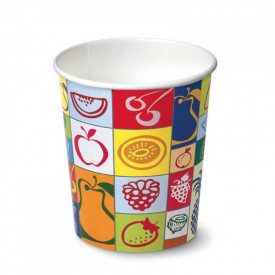 CESTELLO GELATO IN CARTA MOD. S50 - 525 ML - GRAFICA TUTTI FRUTTI | SDG  | pezzi per scatola: 1.152 | Cestello gelato in carta 5