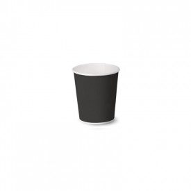 Gelq.it | Buy online 3oz PAPER COFFEE CUP (90 ml) - BLACK Scatolificio del Garda | pieces per box: 2,000 | 3oz espresso paper cu