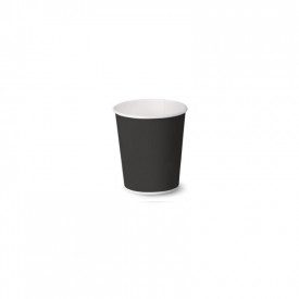 3oz PAPER COFFEE CUP (90 ml) - BLACK | SDG | Pack: pieces per box: 2,000 | 3oz espresso paper cup - black - 90ml