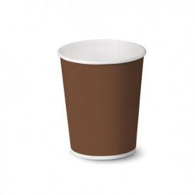 9oz HOT DRINK PAPER CUP (278 ml) - BROWN | SDG | Pack: box of 1.000 pieces.; Product family: paper cups and plastic cups | 9oz h