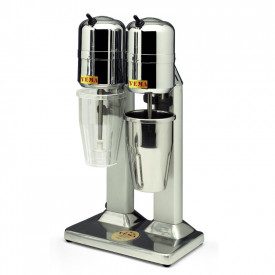 FRULLINO FRAPPÈ DOPPIO VEMA FL 2006/L - 0,8 LITRI 300W - TAZZE ACCIAIO INOX | Vema  | 1 pezzo | Frullino per frappè a due tazze 