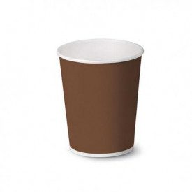 Gelq.it | Buy online 6oz HOT DRINK PAPER CUP (215 ml) - BROWN Scatolificio del Garda | pieces per box: 1,000 | 6 oz hot drink pa
