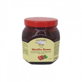 Acquista VARIEGATO MIRTILLO ROSSO | Leagel | barattolo da 2 kg. | Crema per variegare a base di Mirtilli Rossi.