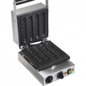 Gelq.it | Buy online WAFFLE ON STICK MACHINE - PALITO 4PZ. - 1500W SAR Group | Waffle on stick machine - in cast iron.  Crepe Ma