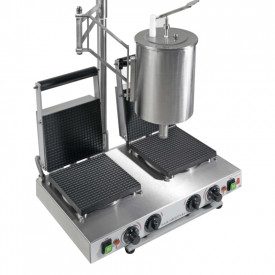 DOUBLE SUGAR CONES MACHINE - 3000W | SAR Group | Pack: 1 piece; Product family: equipment | Double cones maker Machine (Prod. 12