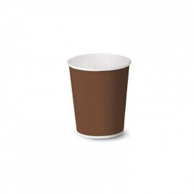 4oz PAPER COFFEE CUP (125 ml) - BROWN | SDG | Pack: pieces per box: 1,000; Product family: paper cups and plastic cups | The tra