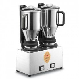 FRULLATORE DOPPIO VEMA FR 2003/L - 400W - 2 BICCHIERI DA 2 LITRI ACCIAIO INOX | Vema  | 1 pezzo | Frullatore con due bicchieri i