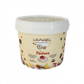 PAVLOVA PASTE | Leagel | bucket of 3,5 kg. | Meringue flavored gelato paste. Pack: bucket of 3,5 kg.; Product family: flavoring 