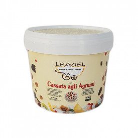 Buy CASSATA PASTE WITH CITRUS FRUITS | Leagel | bucket of 3,5 kg. | Candied and citrus fruit ice cream paste.