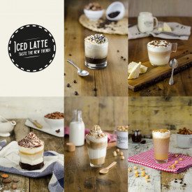 ICED LATTE KIT - LOVERIA LEAGEL | Leagel | 1 kit of 6 loveria 1.2 kg. + dispenser | Iced Milk drinks that amaze you at the first
