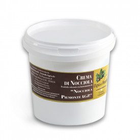 GIANDUIA CREAM 1 KG. - WITH HAZELNUT IGP | jar of 1 kg. | Gianduia Cream prepared exclusively with IGP hazelnuts from Piedmont.