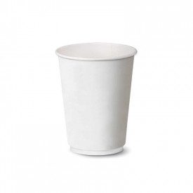 9oz DOUBLE WALL PAPER CUP (278ml) - WHITE | Scatolificio del Garda | Pack: pieces per box: 420; Product family: paper cups and p