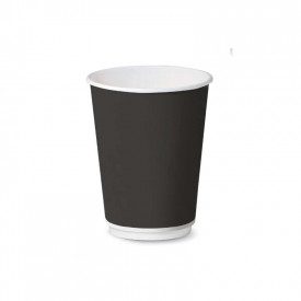 9oz DOUBLE WALL PAPER CUP (278ml) - BLACK | SDG | Pack: pieces per box: 420; Product family: paper cups and plastic cups | The t