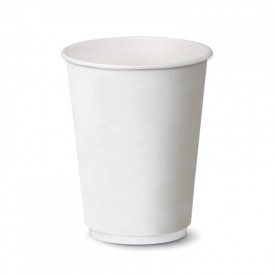 16oz DOUBLE WALL PAPER CUP (550ml) - WHITE | Scatolificio del Garda | Pack: pieces per box: 400; Product family: paper cups and 