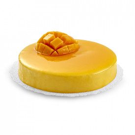 Buy online MANGO MIRROR GLAZE Rubicone | box of 6 kg. - 2 buckets of 3 kg. | Mango mirror glaze for cake. Formulated for adding 