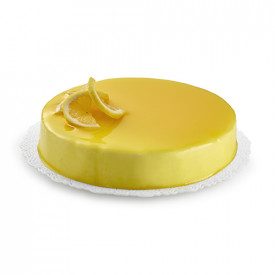 LEMON MIRROR GLAZE | Rubicone | Certifications: halal, kosher, gluten free, dairy free, vegan; Pack: box of 6 kg. - 2 buckets of