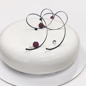 Buy WHITE MIRROR GLAZE | Leagel | jar of 1,5 kg. | White Chocolate mirror glaze for cakes.