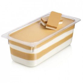 Buy online CREMINO BONITO - CHOCO HAZELNUT Rubicone | box of 10 kg. - 2 buckets of 5 kg. | Hazelnut and white chocolate velvet c