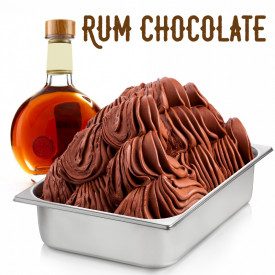 RUM CHOCOLATE READY BASE Rubicone | box of 11.4 kg. - 6 bags of 1.9 kg. | READY RUM CHOCOLATE is a complete product for traditio