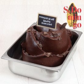 SINGLE ORIGIN SANTO DOMINGO CHOCOLATE BASE | Leagel | box of 12,8 kg. | Ready-to-use base for chocolate ice cream with single-or