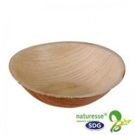 Gelq.it | Buy online PALM LEAF FINGER FOOD BOWL 9,5 CM Scatolificio del Garda | box of 400 pieces | Palm leaf bowl, 95 mm. diame