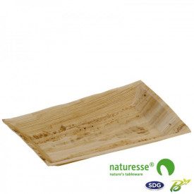Gelq.it | Buy online RECTANGULAR TRAY - 17 X 25 CM Scatolificio del Garda | box of 100 pieces. | Palm leaf rectangular tray. Dii