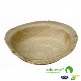 Gelq.it | Buy online PALM LEAF ROUND PLATE 12 CM Scatolificio del Garda | box of 200 pieces. | Palm leaf round plate, diameter 1