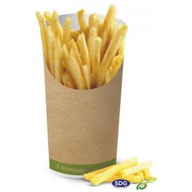Gelq.it | Buy online FRY AND FRIED FOOD MAXI CUP BIO Scatolificio del Garda | box of 1,400 pieces. | Fry and fried food maxi cup
