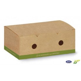 Gelq.it | Buy online NUGGETS TRAY BIO LARGE Scatolificio del Garda | box of 350 pieces. | Nuggets tray large size, colour havana