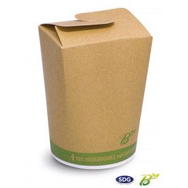 Gelq.it | Buy online FOOD CUP TAKE AWAY 750 ML BIO Scatolificio del Garda | box of 430 pieces. | Food cup BIO, capacity 750 ML, 