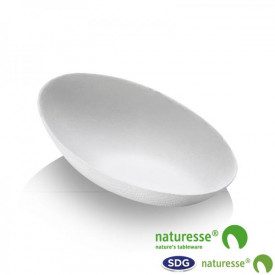 Gelq.it | Buy online FINGER FOOD OVAL TRAY Scatolificio del Garda | box of 2,400 pieces. | Finger food oval tray in cellulose pu