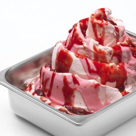 STRAWBERRY CREAM 2 KG. - LEAGEL | Leagel | Pack: jar of 2 kg.; Product family: fruit ripples | Strawberry based ripple cream.