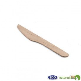 Gelq.it | Buy online BIO KNIFE IN BIRCH WOOD 16,4 CM Scatolificio del Garda | box of 2,000 pieces. | Wooden knike in birch wood,