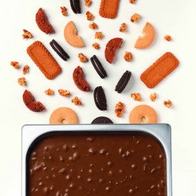 BRUNELLA CROK COCOA SHORTBREAD CREMINO - MARTINI LINEA GELATO | Martini Gelato | Certifications: halal, kosher, gluten free; Pac