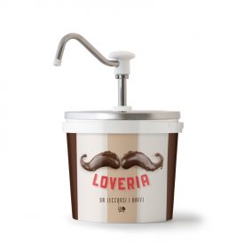 LOVERIA STEEL DISPENSER | Leagel | 1 piece | Steel pump dispenser. For a precise and clean dosage. Pack: 1 piece; Product family
